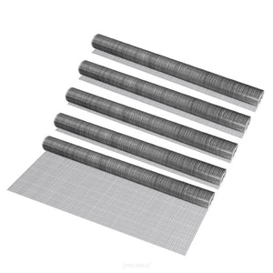 Clôture grillagée 1x5 m/rouleau acier galvanisé gris pro.tec - premiumXL