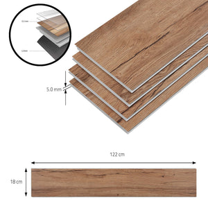 Lot de planches vinyle SPC Okapirg 5 mm NEU.HOLZ