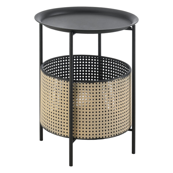 Table d'appoint Beaumont Noir/Sable différentes tailles en.casa