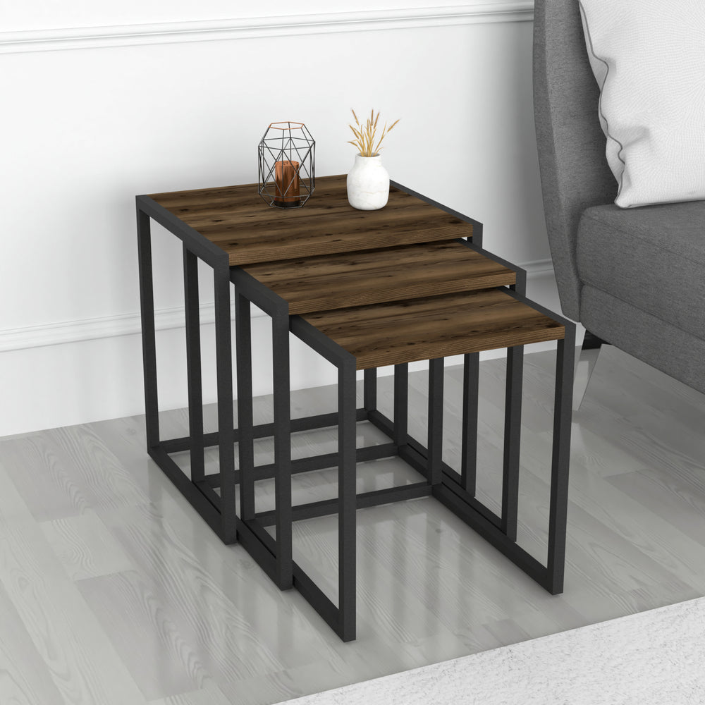 Table d’appoint Sunnfjord lot de 3 en différentes couleurs [en.casa] - premiumXL