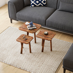 Table d’appoint Masku lot de 3 en différentes couleurs [en.casa] - premiumXL