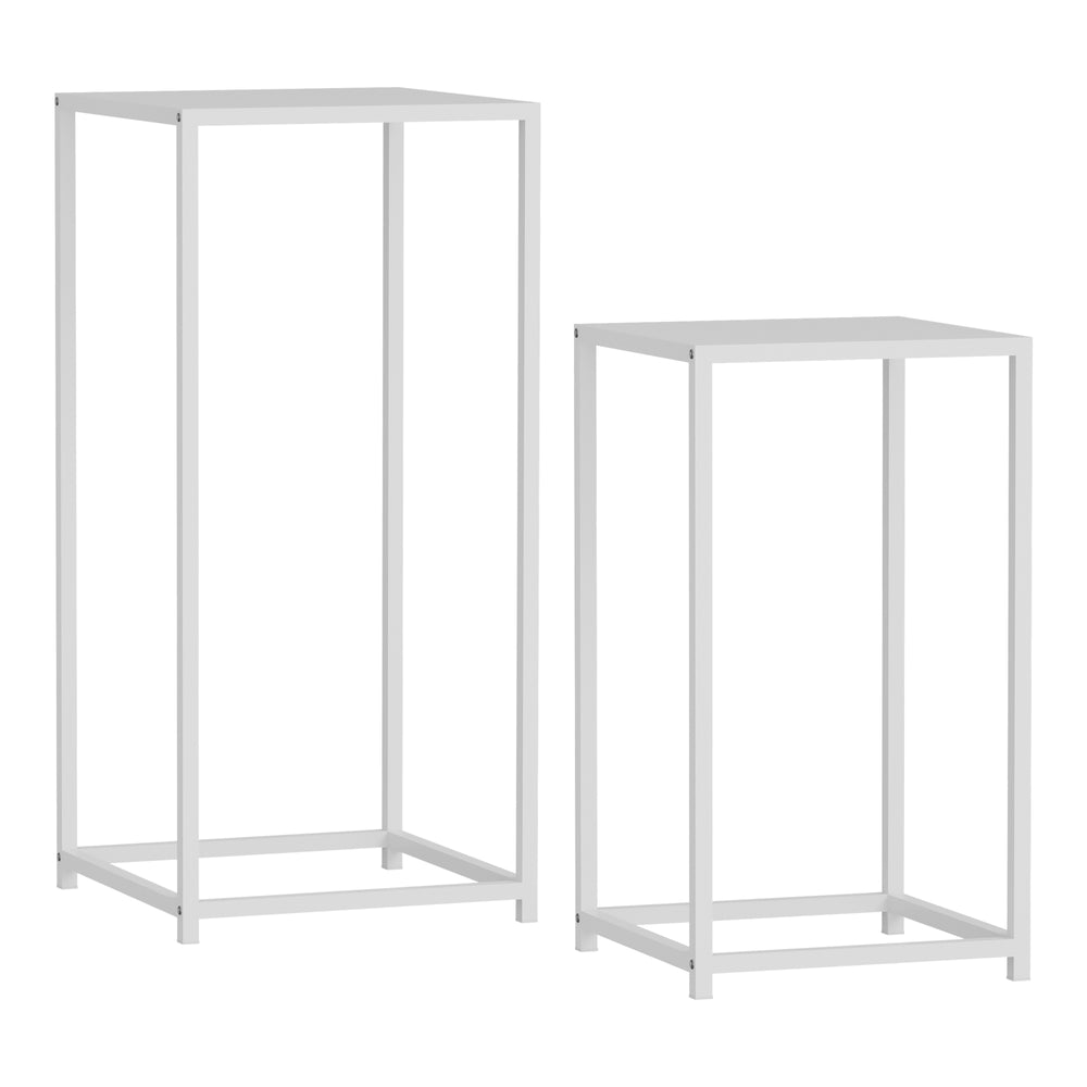 Table d’appoint Åseral lot de 2 – forme colonne, différentes couleurs [en.casa] - premiumXL