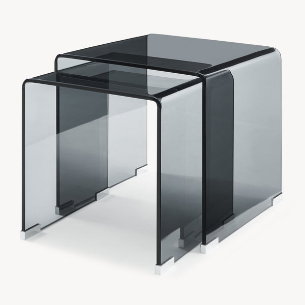 Ensemble de 2 tables gigognes Kariengem [en.casa]