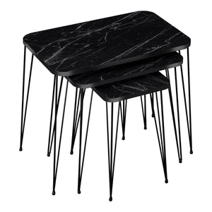 Table d'appoint Rudkøbing lot de 3 en différentes couleurs [en.casa]