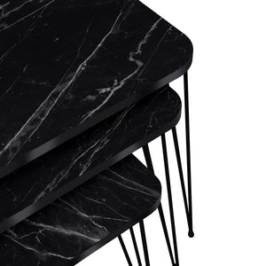 Table d'appoint Rudkøbing lot de 3 en différentes couleurs [en.casa]