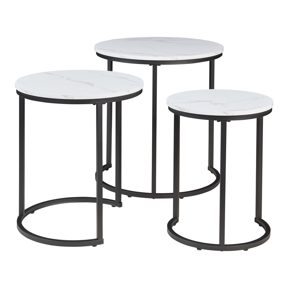 Lot de 3 tables basses gigognes Ulricehamn [en.casa]