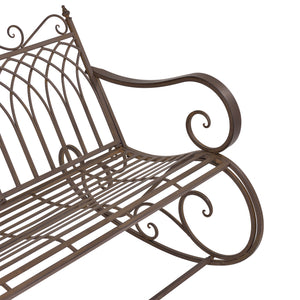 Banc à Bascule Greenough Vintage Métal 85 x 113 x 95 cm couleurs différentes [en.casa]