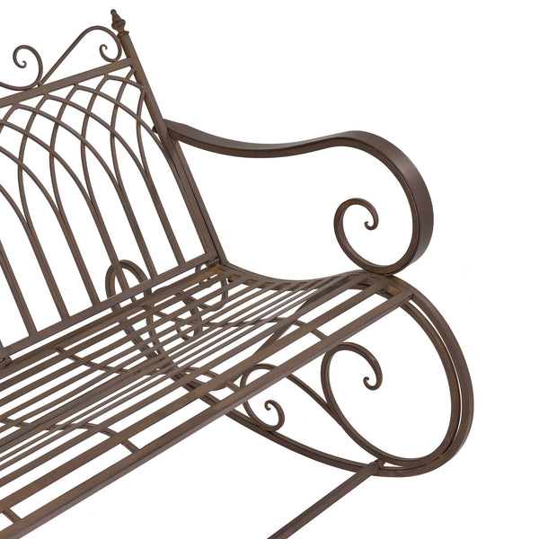 Banc à Bascule Greenough Vintage Métal 85 x 113 x 95 cm couleurs différentes [en.casa]