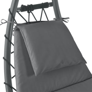 Bain de Soleil à Bascule Acier Polyester 193 x 104 x 200 cm plusieurs couleurs [en.casa]