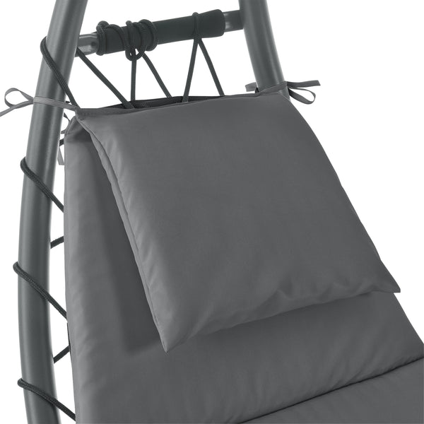 Bain de Soleil à Bascule Acier Polyester 193 x 104 x 200 cm plusieurs couleurs [en.casa]