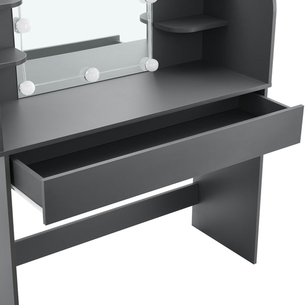 Coiffeuse - Table de maquillage Köla à 10 LED [en.casa]