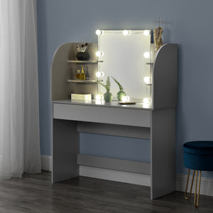 Coiffeuse - Table de maquillage Köla à 10 LED [en.casa]