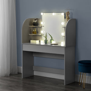 Coiffeuse - Table de maquillage Köla à 10 LED [en.casa]