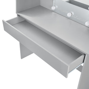 Coiffeuse - Table de maquillage Köla à 10 LED [en.casa]
