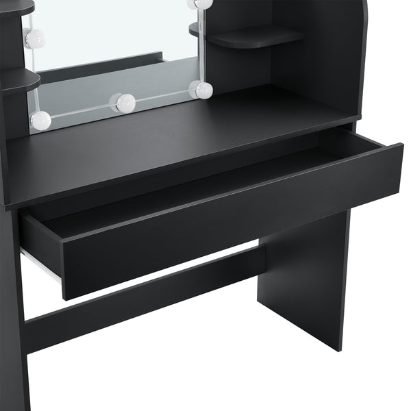 Coiffeuse - Table de maquillage Köla à 10 LED [en.casa]