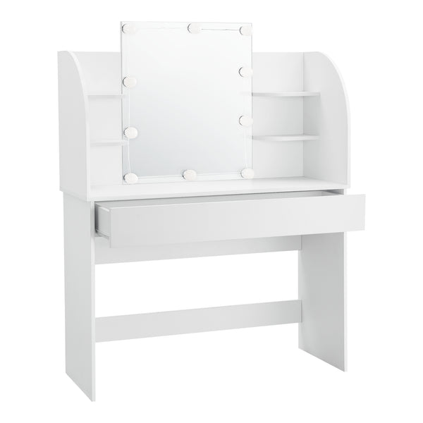 Coiffeuse Köla avec LED en différentes couleurs [en.casa]