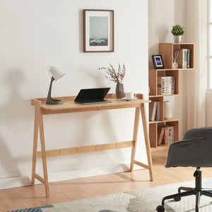 Bureau Härryda Bambou 107x47x81 cm Naturel [en.casa]