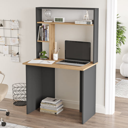 Bureau Tópisa 149 x 90 x 52 cm [en.casa]