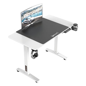 Bureau réglable en hauteur Visalia électrique 110x60cm en différentes couleurs [pro.tec]