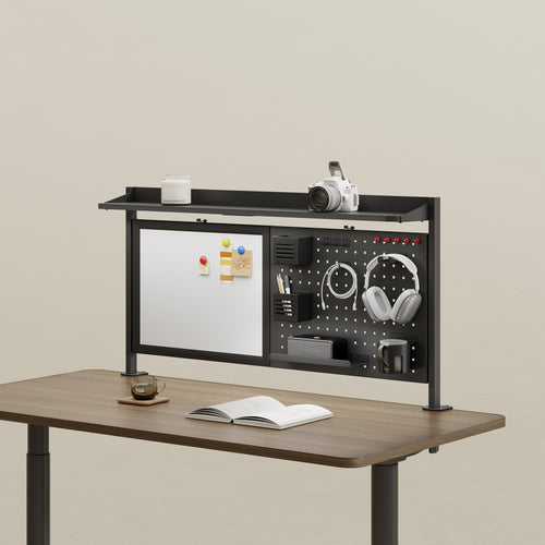 Organisateur de bureau Virvik à clipser 117x73 cm acier [en.casa]