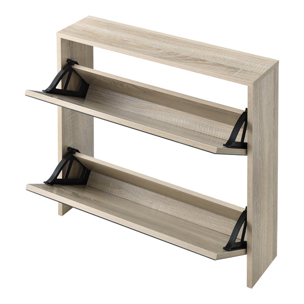 Meuble à chaussures Lund avec miroir [en.casa] 