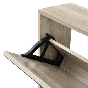 Meuble à chaussures Lund avec miroir [en.casa] 