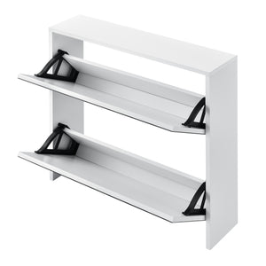 Meuble à chaussures Lund avec miroir [en.casa] 