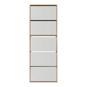 Meuble à chaussures Lund avec miroir [en.casa] 