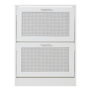 Meuble à chaussures Vesilahti blanc [en.casa]