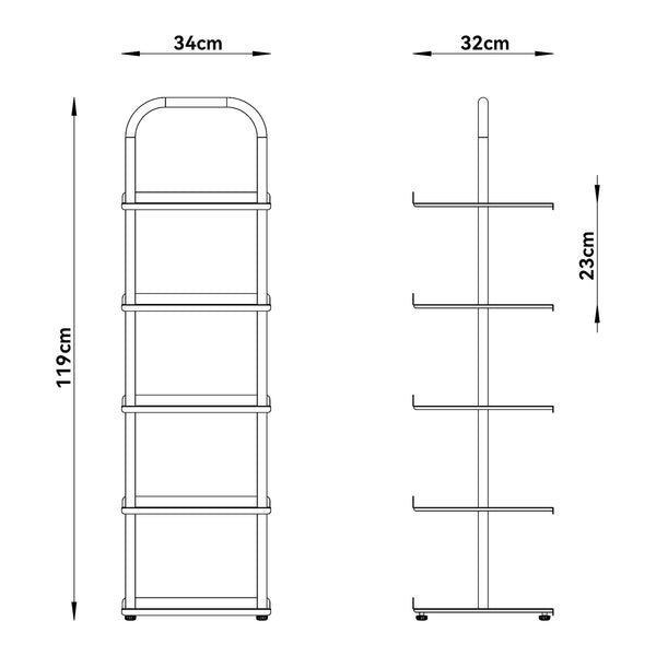 Étagère à chaussures Poytya [en.casa]