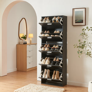 Armoire à chaussures Sykkylven [en.casa] - premiumXL