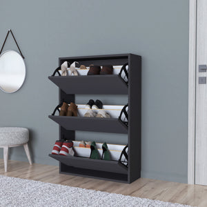 Armoire à chaussures Aurskog 110x73,5x24cm diff. coloris [en.casa] - premiumXL