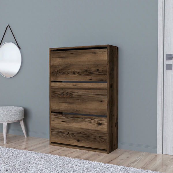 Armoire à chaussures Aurskog 110x73,5x24cm différentes couleurs [en.casa]