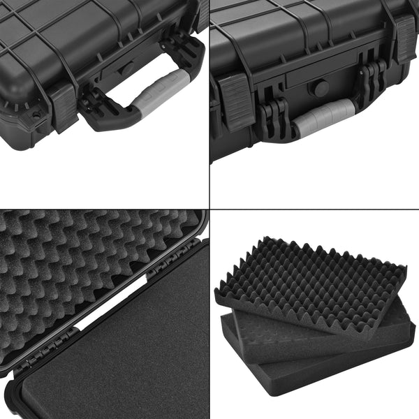 Valise pour appareil photo Protection IP55 Plusieurs tailles Noir [pro.tec] 