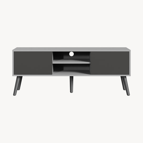 Meuble TV Eskilstuna 120 x 30 x 47 cm Plusieurs couleurs [en.casa]