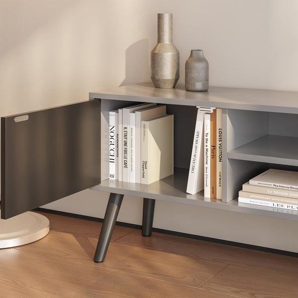 Meuble TV Eskilstuna 120 x 30 x 47 cm Plusieurs couleurs [en.casa]