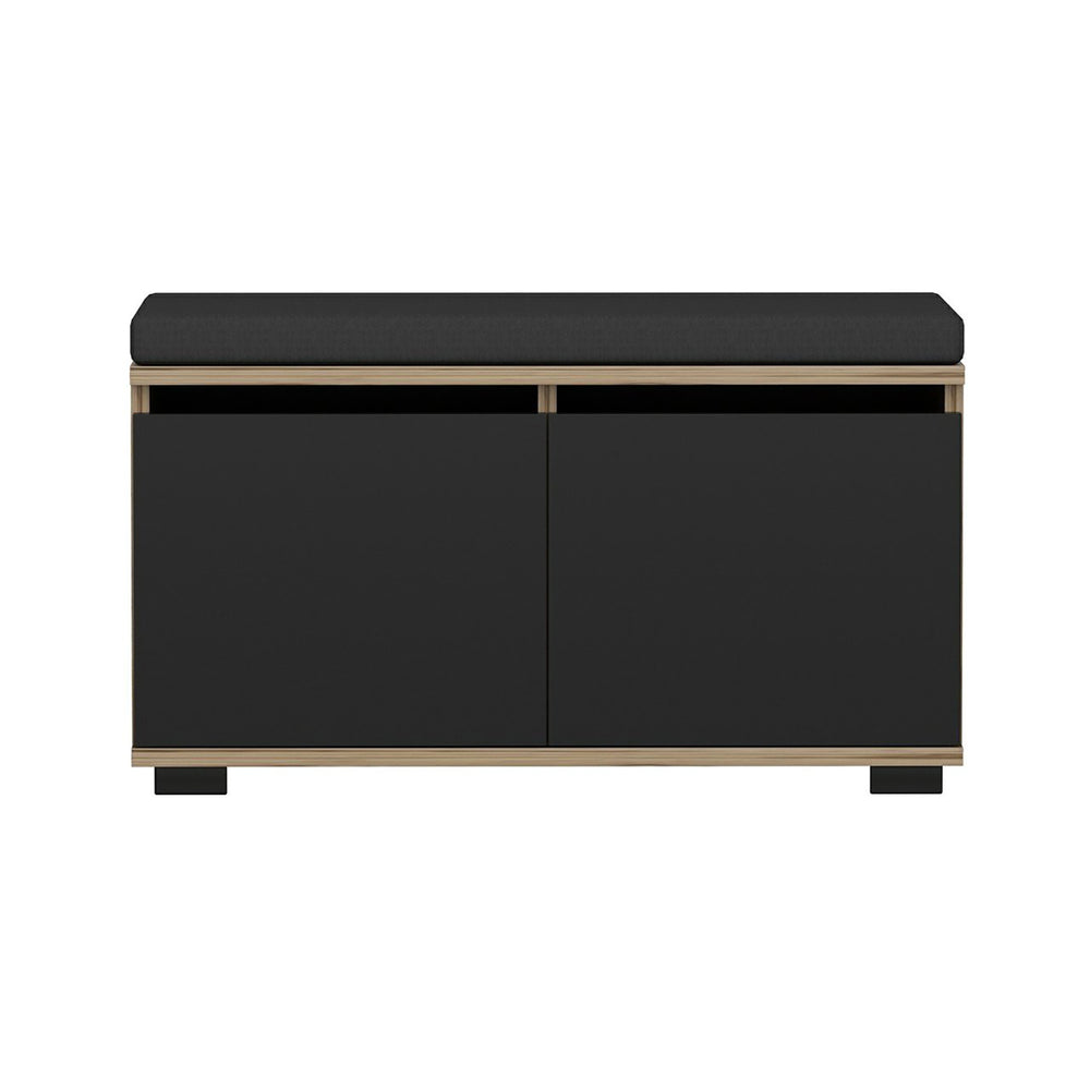 Schuhbank Brande mit 4 Ablagefächern 42x80x35cm in versch. Farben [en.casa] - premiumXL