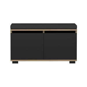 Banc à chaussures Brande avec 4 compartiments de rangement 42x80x35cm en différentes couleurs [en.casa]