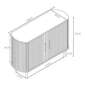 Commode Tvedestrand [en.casa]