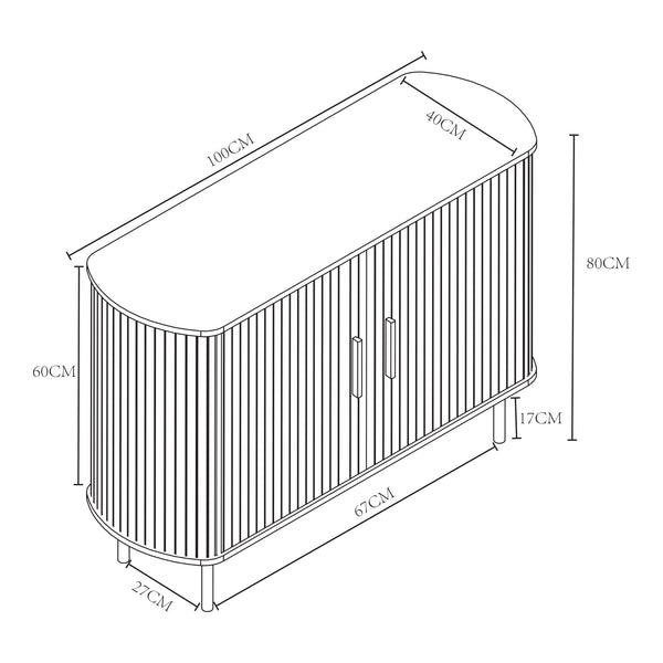 Commode Tvedestrand [en.casa]