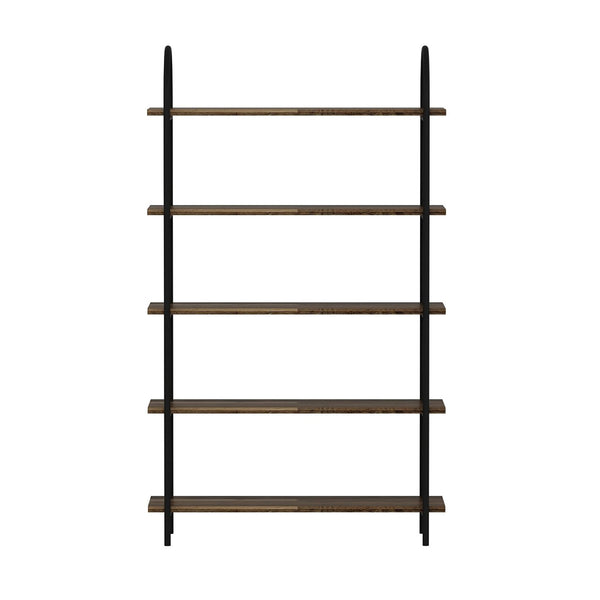 Étagère autoportante Broager à niveaux noir / effet bois ancien [en.casa]