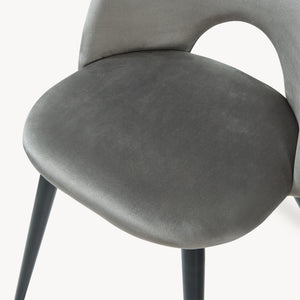 Lot de chaises de salle à manger Karijoki 77 x 50 x 55 cm [en.casa]