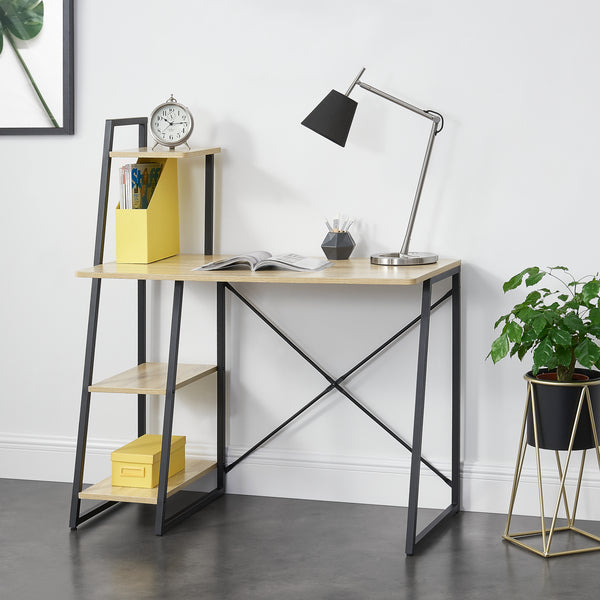 Bureau Aalborg 117x102x50 cm en différentes couleurs en.casa