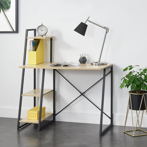 Bureau Aalborg 117x102x50 cm en différentes couleurs en.casa