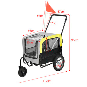 Remorque vélo pour chien pro.tec