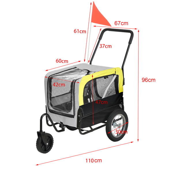 Remorque vélo pour chien pro.tec