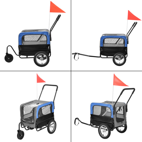 Remorque vélo Max. 20 kg Transport de chiens Imperméable pro.tec