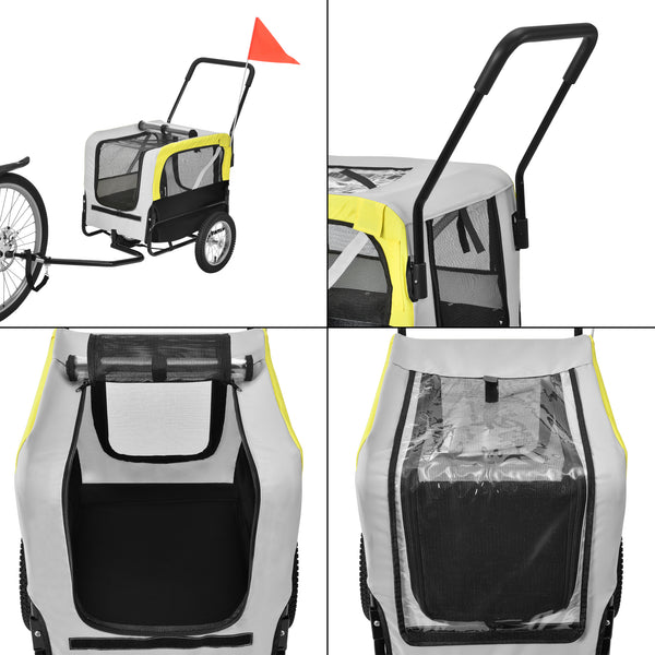 Remorque vélo pour chien pro.tec