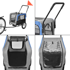 Remorque vélo Max. 20 kg Transport de chiens Imperméable pro.tec