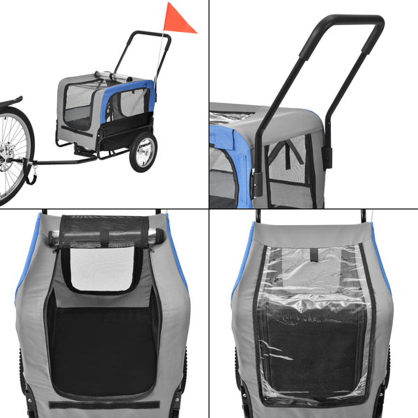 Remorque vélo Max. 20 kg Transport de chiens Imperméable pro.tec